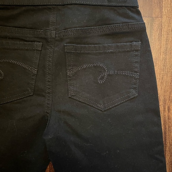 Justice Black Leggings, Size 10 Slim - Picture 7 of 7